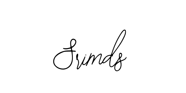 How to make Srimds signature? Bearetta-2O07w is a professional autograph style. Create handwritten signature for Srimds name. Srimds signature style 12 images and pictures png