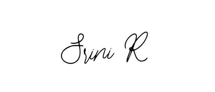 if you are searching for the best signature style for your name Srini R. so please give up your signature search. here we have designed multiple signature styles  using Bearetta-2O07w. Srini R signature style 12 images and pictures png