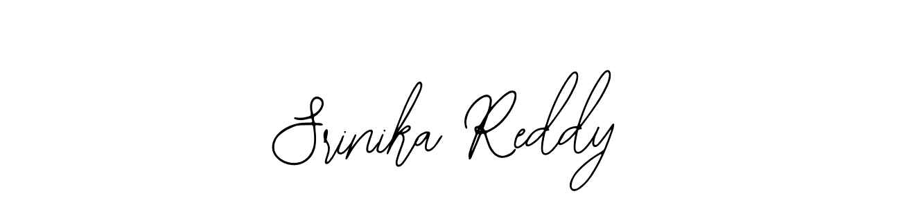You should practise on your own different ways (Bearetta-2O07w) to write your name (Srinika Reddy) in signature. don't let someone else do it for you. Srinika Reddy signature style 12 images and pictures png