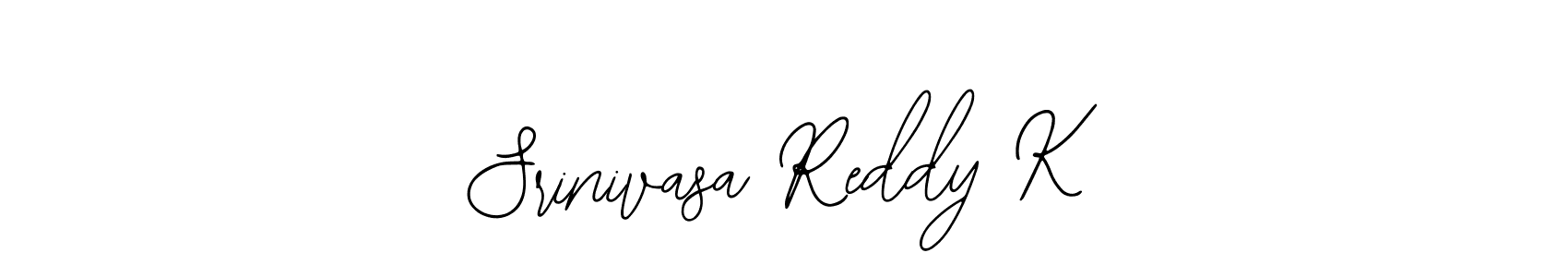 Also we have Srinivasa Reddy K name is the best signature style. Create professional handwritten signature collection using Bearetta-2O07w autograph style. Srinivasa Reddy K signature style 12 images and pictures png