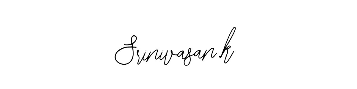 Also we have Srinivasan.k name is the best signature style. Create professional handwritten signature collection using Bearetta-2O07w autograph style. Srinivasan.k signature style 12 images and pictures png