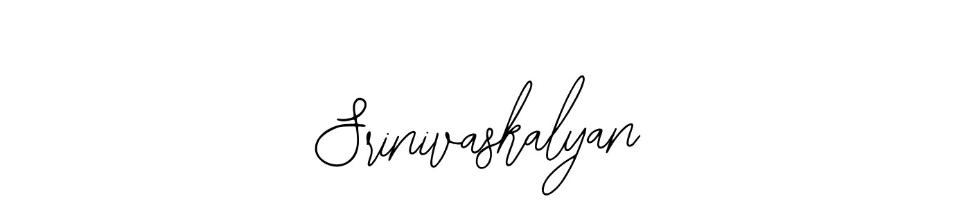 Make a beautiful signature design for name Srinivaskalyan. Use this online signature maker to create a handwritten signature for free. Srinivaskalyan signature style 12 images and pictures png