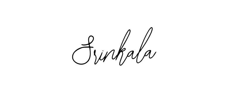 You should practise on your own different ways (Bearetta-2O07w) to write your name (Srinkala) in signature. don't let someone else do it for you. Srinkala signature style 12 images and pictures png