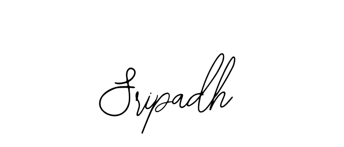 if you are searching for the best signature style for your name Sripadh. so please give up your signature search. here we have designed multiple signature styles  using Bearetta-2O07w. Sripadh signature style 12 images and pictures png