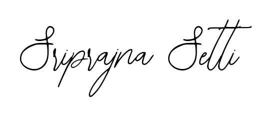 The Bearetta-2O07w font transforms the name Sriprajna Setti into an executive sign with sharp precision and distinguished character. Sriprajna Setti signature style 12 images and pictures png