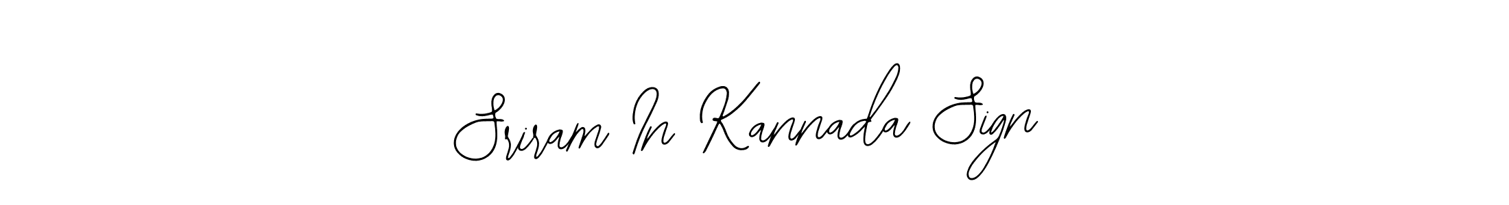 How to make Sriram In Kannada Sign signature? Bearetta-2O07w is a professional autograph style. Create handwritten signature for Sriram In Kannada Sign name. Sriram In Kannada Sign signature style 12 images and pictures png