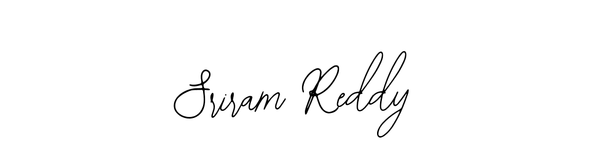 How to make Sriram Reddy signature? Bearetta-2O07w is a professional autograph style. Create handwritten signature for Sriram Reddy name. Sriram Reddy signature style 12 images and pictures png