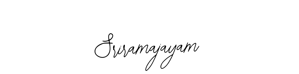 You should practise on your own different ways (Bearetta-2O07w) to write your name (Sriramajayam) in signature. don't let someone else do it for you. Sriramajayam signature style 12 images and pictures png