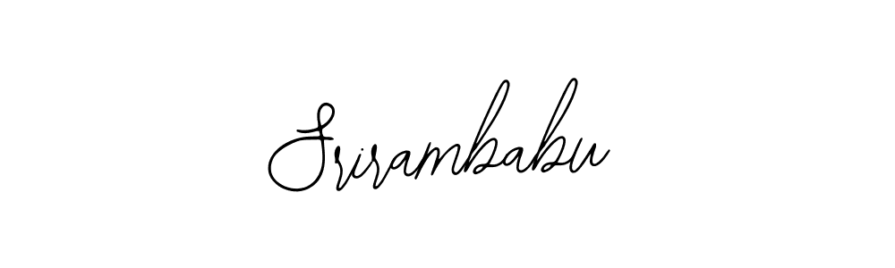 Create a beautiful signature design for name Srirambabu. With this signature (Bearetta-2O07w) fonts, you can make a handwritten signature for free. Srirambabu signature style 12 images and pictures png