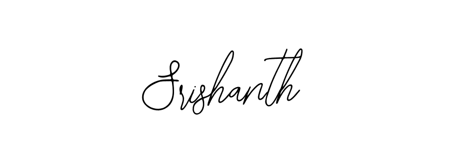 You should practise on your own different ways (Bearetta-2O07w) to write your name (Srishanth) in signature. don't let someone else do it for you. Srishanth signature style 12 images and pictures png