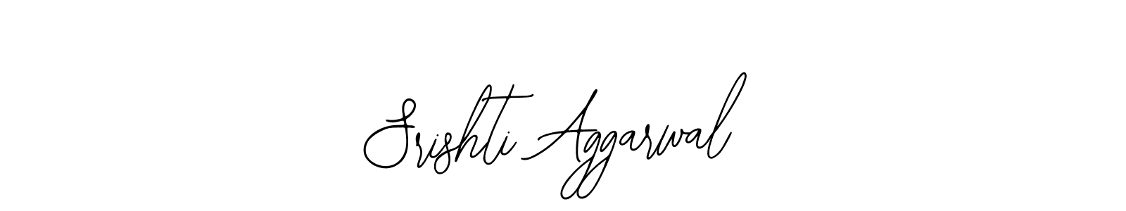 How to make Srishti Aggarwal signature? Bearetta-2O07w is a professional autograph style. Create handwritten signature for Srishti Aggarwal name. Srishti Aggarwal signature style 12 images and pictures png