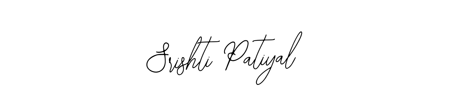 Design your own signature with our free online signature maker. With this signature software, you can create a handwritten (Bearetta-2O07w) signature for name Srishti Patiyal. Srishti Patiyal signature style 12 images and pictures png