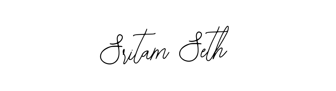 Design your own signature with our free online signature maker. With this signature software, you can create a handwritten (Bearetta-2O07w) signature for name Sritam Seth. Sritam Seth signature style 12 images and pictures png