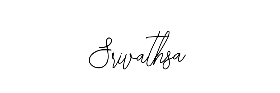 How to make Srivathsa signature? Bearetta-2O07w is a professional autograph style. Create handwritten signature for Srivathsa name. Srivathsa signature style 12 images and pictures png