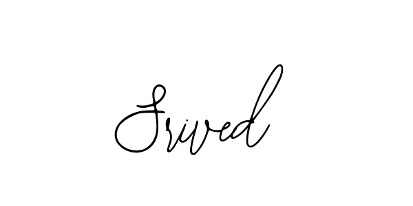 Also You can easily find your signature by using the search form. We will create Srived name handwritten signature images for you free of cost using Bearetta-2O07w sign style. Srived signature style 12 images and pictures png