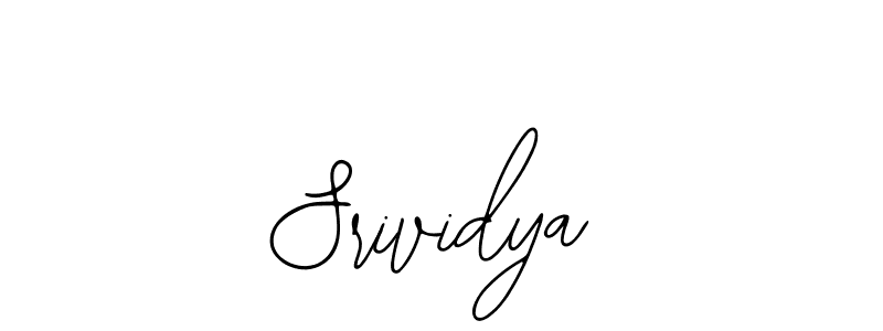 if you are searching for the best signature style for your name Srividya. so please give up your signature search. here we have designed multiple signature styles  using Bearetta-2O07w. Srividya signature style 12 images and pictures png