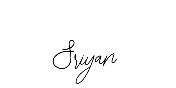 How to make Sriyan name signature. Use Bearetta-2O07w style for creating short signs online. This is the latest handwritten sign. Sriyan signature style 12 images and pictures png