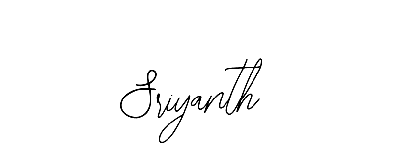 Make a beautiful signature design for name Sriyanth. Use this online signature maker to create a handwritten signature for free. Sriyanth signature style 12 images and pictures png