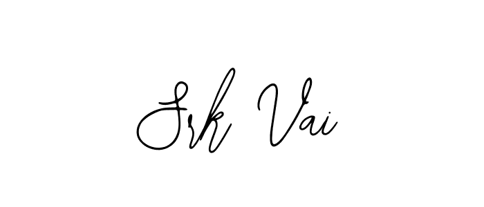 if you are searching for the best signature style for your name Srk Vai. so please give up your signature search. here we have designed multiple signature styles  using Bearetta-2O07w. Srk Vai signature style 12 images and pictures png