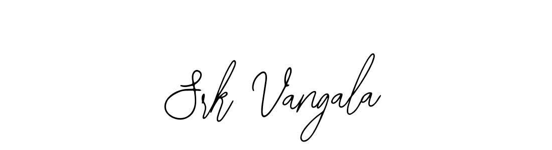 This is the best signature style for the Srk Vangala name. Also you like these signature font (Bearetta-2O07w). Mix name signature. Srk Vangala signature style 12 images and pictures png
