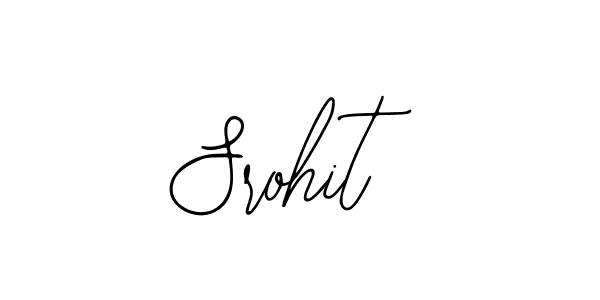 How to make Srohit name signature. Use Bearetta-2O07w style for creating short signs online. This is the latest handwritten sign. Srohit signature style 12 images and pictures png