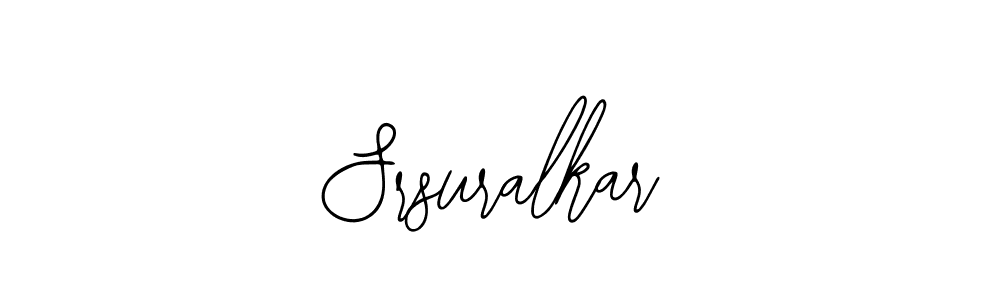 Make a beautiful signature design for name Srsuralkar. Use this online signature maker to create a handwritten signature for free. Srsuralkar signature style 12 images and pictures png