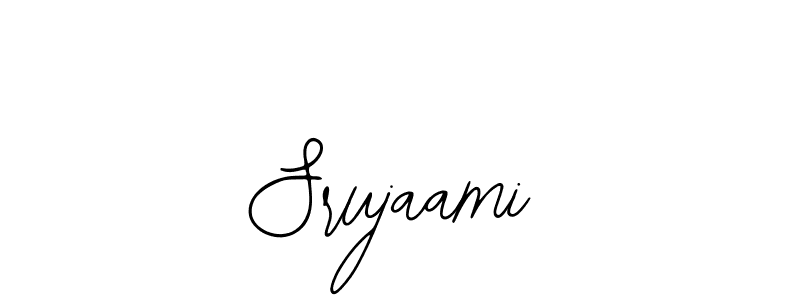 You should practise on your own different ways (Bearetta-2O07w) to write your name (Srujaami) in signature. don't let someone else do it for you. Srujaami signature style 12 images and pictures png