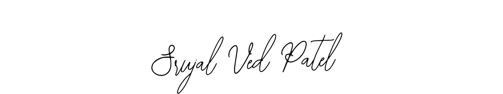 Srujal Ved Patel stylish signature style. Best Handwritten Sign (Bearetta-2O07w) for my name. Handwritten Signature Collection Ideas for my name Srujal Ved Patel. Srujal Ved Patel signature style 12 images and pictures png