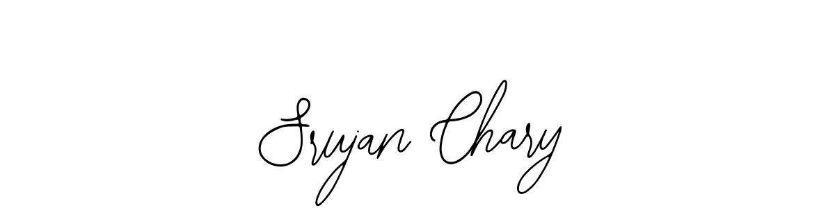 How to make Srujan Chary signature? Bearetta-2O07w is a professional autograph style. Create handwritten signature for Srujan Chary name. Srujan Chary signature style 12 images and pictures png