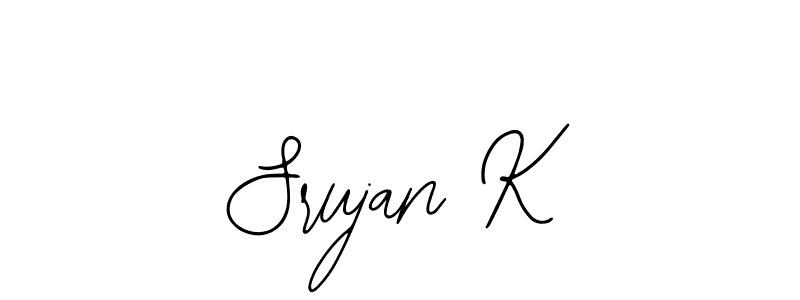 You can use this online signature creator to create a handwritten signature for the name Srujan K. This is the best online autograph maker. Srujan K signature style 12 images and pictures png