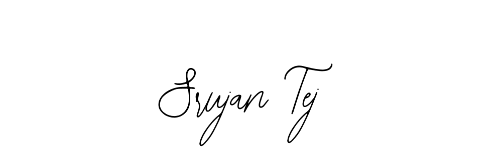 Design your own signature with our free online signature maker. With this signature software, you can create a handwritten (Bearetta-2O07w) signature for name Srujan Tej. Srujan Tej signature style 12 images and pictures png