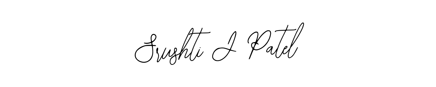 Use a signature maker to create a handwritten signature online. With this signature software, you can design (Bearetta-2O07w) your own signature for name Srushti J Patel. Srushti J Patel signature style 12 images and pictures png