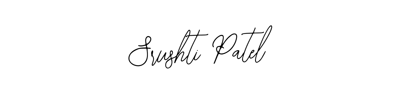 How to make Srushti Patel signature? Bearetta-2O07w is a professional autograph style. Create handwritten signature for Srushti Patel name. Srushti Patel signature style 12 images and pictures png