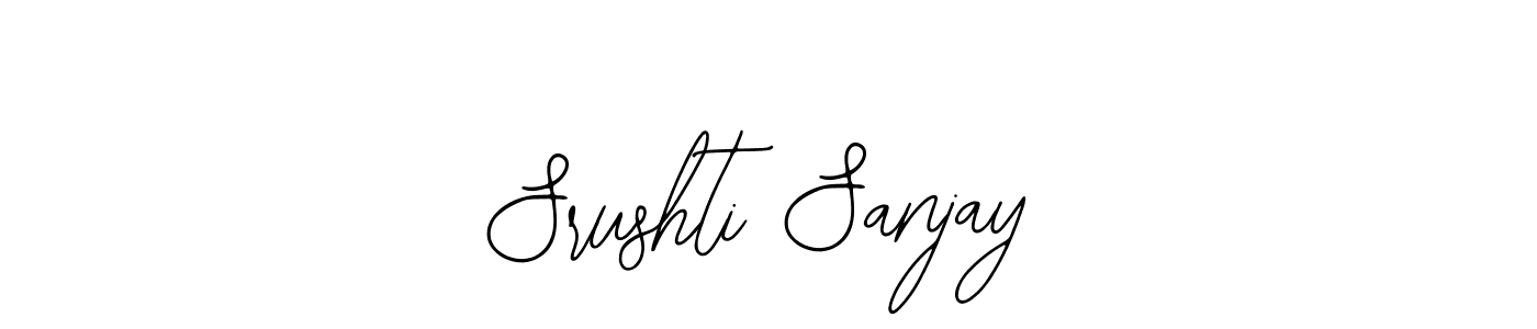 Also You can easily find your signature by using the search form. We will create Srushti Sanjay name handwritten signature images for you free of cost using Bearetta-2O07w sign style. Srushti Sanjay signature style 12 images and pictures png