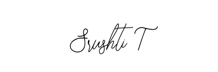 Create a beautiful signature design for name Srushti T. With this signature (Bearetta-2O07w) fonts, you can make a handwritten signature for free. Srushti T signature style 12 images and pictures png