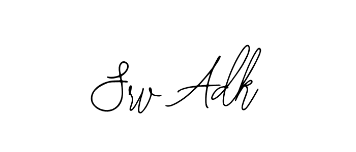 Bearetta-2O07w is a professional signature style that is perfect for those who want to add a touch of class to their signature. It is also a great choice for those who want to make their signature more unique. Get Srv Adk name to fancy signature for free. Srv Adk signature style 12 images and pictures png