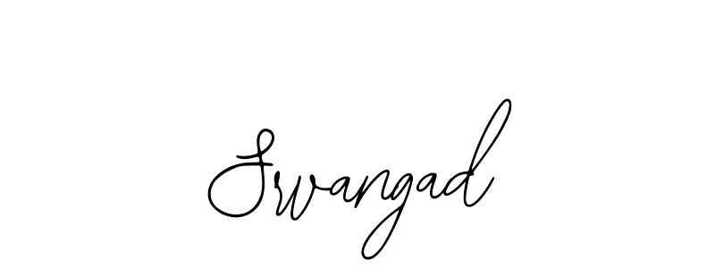 Use a signature maker to create a handwritten signature online. With this signature software, you can design (Bearetta-2O07w) your own signature for name Srvangad. Srvangad signature style 12 images and pictures png