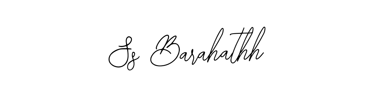 The best way (Bearetta-2O07w) to make a short signature is to pick only two or three words in your name. The name Ss Barahathh include a total of six letters. For converting this name. Ss Barahathh signature style 12 images and pictures png
