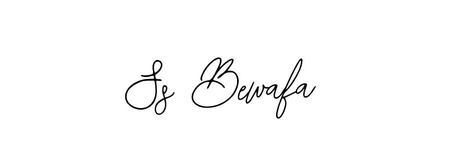 Make a beautiful signature design for name Ss Bewafa. With this signature (Bearetta-2O07w) style, you can create a handwritten signature for free. Ss Bewafa signature style 12 images and pictures png