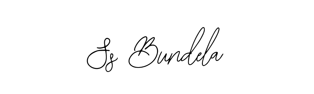 The best way (Bearetta-2O07w) to make a short signature is to pick only two or three words in your name. The name Ss Bundela include a total of six letters. For converting this name. Ss Bundela signature style 12 images and pictures png