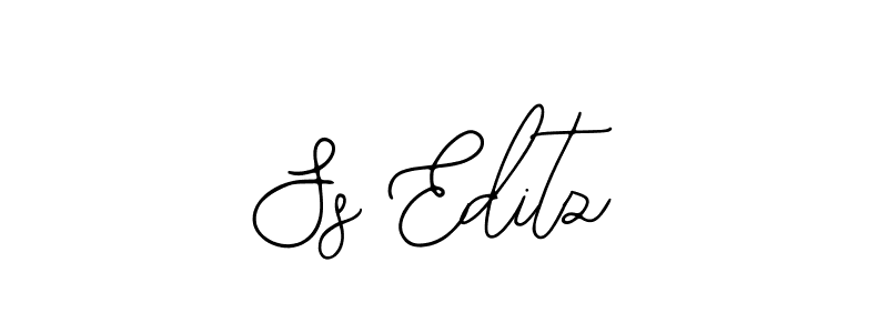 Design your own signature with our free online signature maker. With this signature software, you can create a handwritten (Bearetta-2O07w) signature for name Ss Editz. Ss Editz signature style 12 images and pictures png