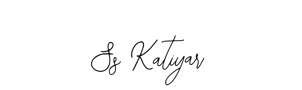 Use a signature maker to create a handwritten signature online. With this signature software, you can design (Bearetta-2O07w) your own signature for name Ss Katiyar. Ss Katiyar signature style 12 images and pictures png