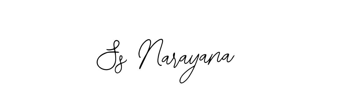 Similarly Bearetta-2O07w is the best handwritten signature design. Signature creator online .You can use it as an online autograph creator for name Ss Narayana. Ss Narayana signature style 12 images and pictures png