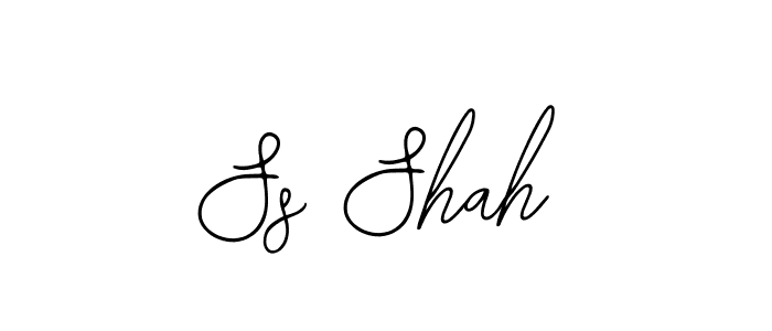 Ss Shah stylish signature style. Best Handwritten Sign (Bearetta-2O07w) for my name. Handwritten Signature Collection Ideas for my name Ss Shah. Ss Shah signature style 12 images and pictures png