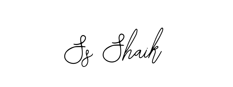 Use a signature maker to create a handwritten signature online. With this signature software, you can design (Bearetta-2O07w) your own signature for name Ss Shaik. Ss Shaik signature style 12 images and pictures png