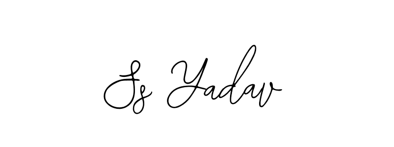 Create a beautiful signature design for name Ss Yadav. With this signature (Bearetta-2O07w) fonts, you can make a handwritten signature for free. Ss Yadav signature style 12 images and pictures png