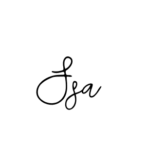 Design your own signature with our free online signature maker. With this signature software, you can create a handwritten (Bearetta-2O07w) signature for name Ssa. Ssa signature style 12 images and pictures png