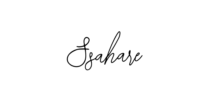 Create a beautiful signature design for name Ssahare. With this signature (Bearetta-2O07w) fonts, you can make a handwritten signature for free. Ssahare signature style 12 images and pictures png