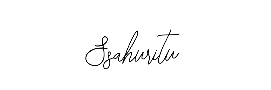 The best way (Bearetta-2O07w) to make a short signature is to pick only two or three words in your name. The name Ssahuritu include a total of six letters. For converting this name. Ssahuritu signature style 12 images and pictures png