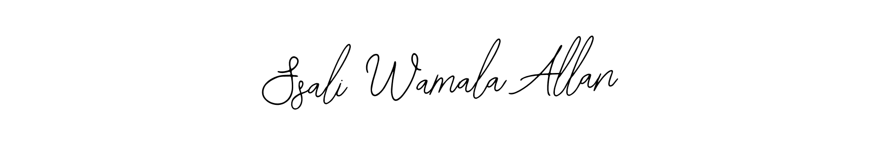 Create a beautiful signature design for name Ssali Wamala Allan. With this signature (Bearetta-2O07w) fonts, you can make a handwritten signature for free. Ssali Wamala Allan signature style 12 images and pictures png